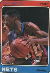 Roy Hinson #78 Basketball Cards 1988 Fleer Prices