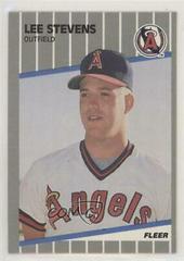 Lee Stevens Baseball Cards 1989 Fleer Update Prices