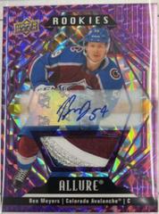 Ben Meyers [Purple Diamond Autograph Patch] #116 Hockey Cards 2022 Upper Deck Allure Prices