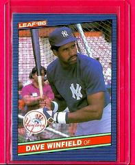 Dave Winfield #125 Baseball Cards 1986 Leaf Prices