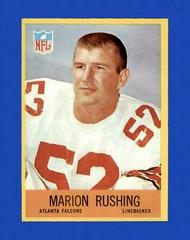 Marion Rushing Football Cards 1967 Philadelphia Prices