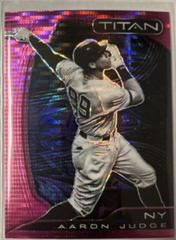 Aaron Judge [Pink] #22 Baseball Cards 2022 Panini Chronicles Titan Prices