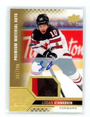 Logan Stankoven [Autograph Patch] Hockey Cards 2022 Upper Deck Team Canada Juniors Prices