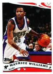 Maurice Williams Basketball Cards 2005 Topps Prices