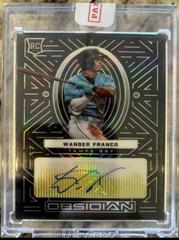 Wander Franco [Yellow] #OA-WF Baseball Cards 2022 Panini Chronicles Obsidian Autographs Prices