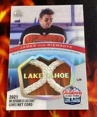 James van Riemsdyk #LTN-JV Hockey Cards 2021 SP Game Used NHL Lake Tahoe Games Net Cord Relics Prices