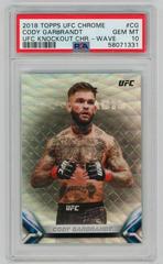 Cody Garbrandt [Wave] Ufc Cards 2018 Topps UFC Chrome Knockout Prices
