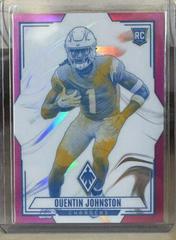 Quentin Johnston [Pink] #CON-10 Football Cards 2023 Panini Phoenix Contours Prices
