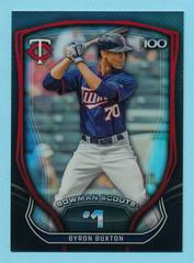 Byron Buxton Baseball Cards 2015 Bowman Scout's Top 100 Prices