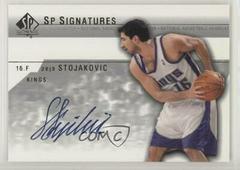 Peja Stojakovic #PS-A Basketball Cards 2003 SP Authentic Signatures Prices