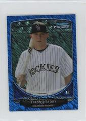 Trevor Story [Blue Wave] Baseball Cards 2013 Bowman Chrome Cream of the Crop Mini Refractor Prices