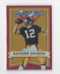 Terry Bradshaw [Red] #BS-16 Football Cards 2022 Panini Classics Banner Season Prices