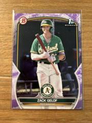 Zack Gelof [Purple] #BCP-1 Baseball Cards 2023 Bowman Chrome Prospects Prices