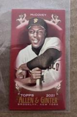 Willie McCovey [Mini Red] #2 Baseball Cards 2021 Topps Allen & Ginter X Prices