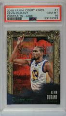 Kevin Durant [Jade] Basketball Cards 2018 Panini Court Kings Portraits Prices