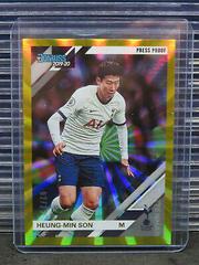 Heung Min Son [Donruss Premier League Press Proof Gold Laser] Soccer Cards 2019 Panini Chronicles Prices