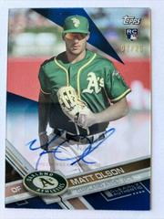 Matt Olson [Blue] Baseball Cards 2017 Topps Clearly Authentic Autographs Prices