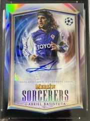Gabriel Batistuta Soccer Cards 2022 Topps Merlin Chrome UEFA Club Competitions Sorcerers Autographs Prices