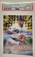 Gavin Lux [Gold Refractor] #FF-12 Baseball Cards 2020 Topps Chrome Freshman Flash Prices