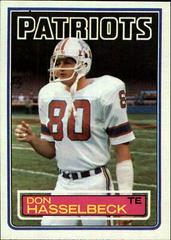 Don Hasselbeck Football Cards 1983 Topps Prices