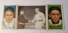 B. Becker, J. Devore [Just Before the Battle] Baseball Cards 1912 T202 Hassan Triple Folder Prices
