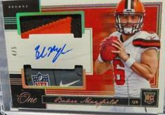Baker Mayfield [Dual Patch Autograph Platinum] #52 Football Cards 2018 Panini One Prices