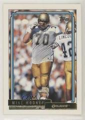 Mike Mooney Football Cards 1992 Topps Gold Prices
