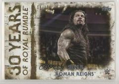 Roman Reigns [Gold] Wrestling Cards 2018 Topps WWE Undisputed 30 Years of Royal Rumble Prices