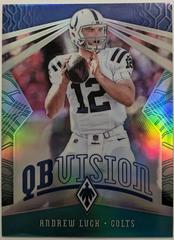 Andrew Luck [Green] #20 Football Cards 2018 Panini Phoenix QB Vision Prices