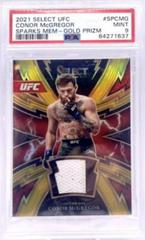 Conor McGregor [Gold] Ufc Cards 2021 Panini Select UFC Sparks Prices