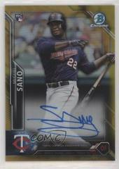 Miguel Sano [Gold Refractor] #BCAR-MS Baseball Cards 2016 Bowman Chrome Autograph Rookies Prices