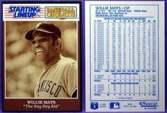 Willie Mays Baseball Cards 1989 Kenner Starting Lineup Baseball Greats Prices