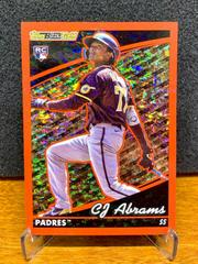 CJ Abrams [Red] Baseball Cards 2022 Topps Update Black Gold Prices