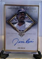 Jim Rice #HAFA-JR Baseball Cards 2023 Topps Gilded Collection Gold Framed Hall of Famers Autographs Prices