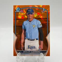 Brailer Guerrero [Orange] #BCP-240 Baseball Cards 2023 Bowman Chrome Prospects Sapphire Prices