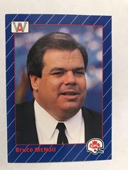 Bruce McNall Football Cards 1991 All World CFL Prices