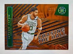 Jayson Tatum [Orange] #5 Basketball Cards 2021 Panini Illusions Chasing the Hall Prices