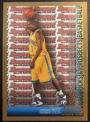 Chris Paul [Gold] Basketball Cards 2005 Bowman Prices