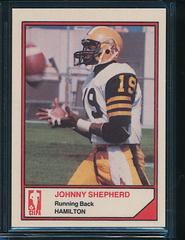 Johnny Shepherd Football Cards 1983 Jogo CFL Limited Prices