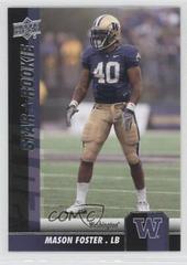 Mason Foster #113 Football Cards 2011 Upper Deck Prices