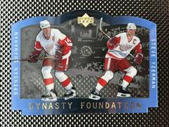 Brendan Shanahan, Steve Yzerman [Dynasty] Hockey Cards 1996 Upper Deck Ice Stanley Cup Foundation Prices