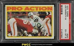 Joe Namath [In Action] #343 Football Cards 1972 Topps Prices