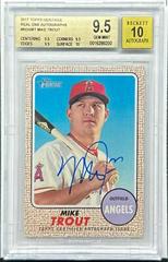 Mike Trout Baseball Cards 2017 Topps Heritage Real One Autographs Prices