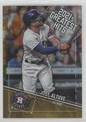 Jose Altuve [Gold] #21GH-16 Baseball Cards 2022 Topps 2021’s Greatest Hits Prices