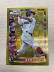 Jarren Duran [Gold] #YQ-10 Baseball Cards 2022 Topps Chrome Youthquake Prices