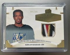 Keegan Kolesar [Gold Autograph Patch] Hockey Cards 2020 Upper Deck The Cup Rookie Class of 2021 Prices