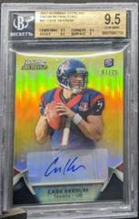 Case Keenum [Prism Refractor] #97 Football Cards 2012 Bowman Sterling Prices
