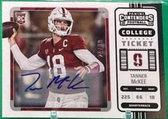 Tanner McKee [Autograph] #6 Football Cards 2023 Panini Chronicles Draft Picks Contenders College Ticket Prices