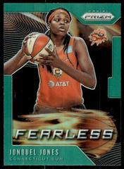 Jonquel Jones [Prizm Green] #8 Basketball Cards 2020 Panini Prizm WNBA Fearless Prices