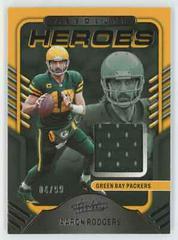Aaron Rodgers #AH-4 Football Cards 2022 Panini Absolute Heroes Memorabilia Prices